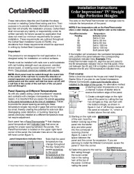 PR INSTL DOCS FL14270 R4 II T5 STRAIT EDGE PERFECTION