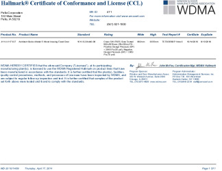 PR CERTIFICATE FL14290 R4 C CAC 14290.2  CCL 1173.07