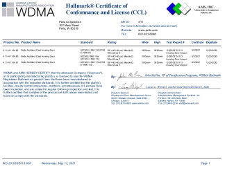 PR CERTIFICATE FL14293 R10 C CAC 411-H-1164.85-87 IMPACT