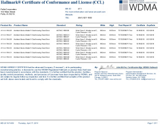 PR CERTIFICATE FL14293 R6 C CAC 14293.1  CCL 1164.26-32