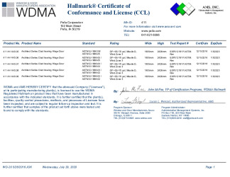 PR CERTIFICATE FL14293 R9 C CAC 14293.4 AFFA IMPACT
