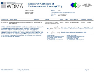 PR CERTIFICATE FL14302 R7 C CAC FL14302.04 CCL 411 H 1188.63