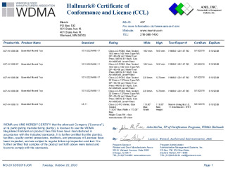 PR CERTIFICATE FL14407 R7 C CAC ESRT