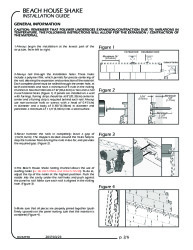 PR INSTL DOCS FL14428 R4 II DIV5299A INSTALLATION GUIDE BEACH HOUSE SHAKE