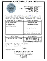 PR CERTIFICATE FL14434 R4 C CAC NI010576-R2