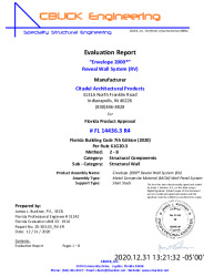 PR Instl Docs FL14436 R4 II 20-303.03 Env2000 ACM Wall RV on Steel Studs-ER-ds