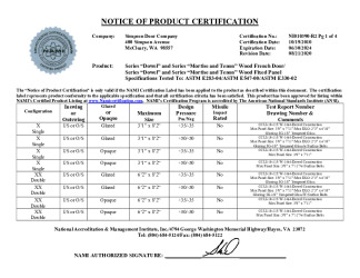PR CERTIFICATE FL14487 R8 C CAC NI010390-R2