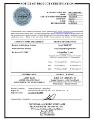 PR CERTIFICATE FL14604 R8 C CAC NI013364.03-R1