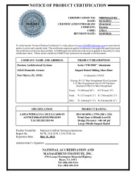 PR CERTIFICATE FL14605 R10 C CAC NI009416.05-R2