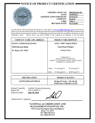 PR CERTIFICATE FL14608 R14 C CAC NI010610.01-R2