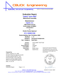PR TECH DOCS FL14668 R4 AE 3 S3000 24GA STEELPURLINS EVALREPORT