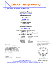 PR Instl Docs FL14668 R4 II 4 S3000 037Alum SteelPurlins EVALREPORT