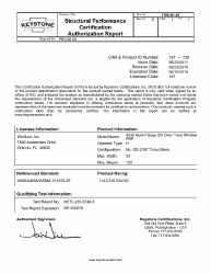 PR CERTIFICATE FL14703 R7 C CAC 167-729 