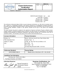PR CERTIFICATE FL14703 R8 C CAC 167-295 C3R0