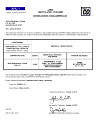 PR CERTIFICATE FL14784 R12 C CAC OOOO LC-PG50-144X72 DP-55 DIRECT