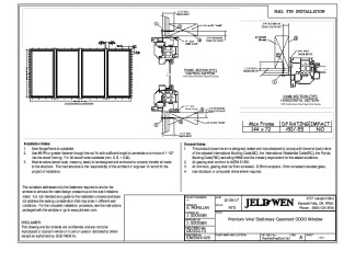 PR Instl Docs FL14784 R14 II Premium Vinyl Stationary Casement OOOO DP-50 Install NF FBC 144 x 72 12-26-17 New2