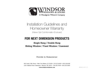 PR Instl Docs FL14884 R3 II Next Dimension Windows Installation Instructions