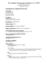 PR TECH DOCS FL15001 R3 AE EVALUATION REPORT WWS-201