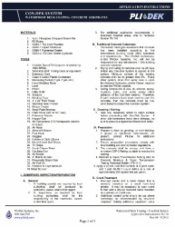 PR Instl Docs FL15027 R5 II Con-Dek Application Instructions CD-120