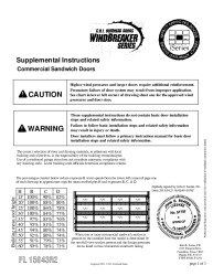 PR INSTL DOCS FL15043 R4 II SUPPLEMENTAL INS COMML SAND S