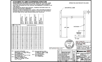 PR Instl Docs FL15078 R4 II 99-A-061-rG JambAttachment s
