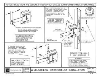 PR INSTL DOCS FL15078 R4 II 99-A-075 LOCKINSTALL S