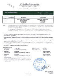 PR TECH DOCS FL15099 R13 AE EVAL 15099.28