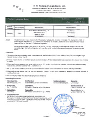 PR TECH DOCS FL15099 R14 AE (B) EVAL 15099.4