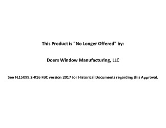 PR Instl Docs FL15099 R17 II - Product Offering (.2)