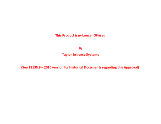PR Instl Docs FL15135 R2 II INST 15135.9