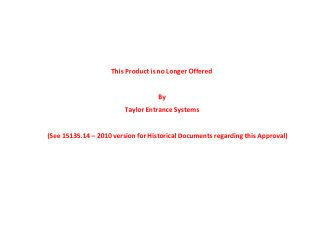 PR Instl Docs FL15135 R3 II INST 15135.14