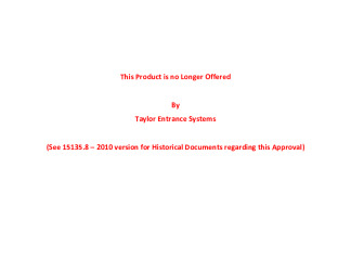 PR Instl Docs FL15135 R3 II INST 15135.8
