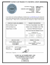 PR CERTIFICATE FL15296 R3 C CAC NI006733.03-R4