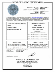 PR CERTIFICATE FL15302 R5 C CAC NI013177.04-R1