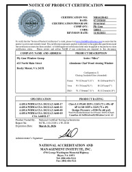 PR CERTIFICATE FL15316 R6 C CAC NI014158-R1