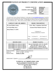 PR CERTIFICATE FL15325 R8 C CAC NI014062-R1