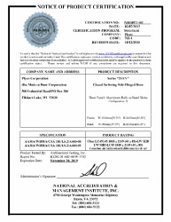 PR CERTIFICATE FL15336 R2 C CAC NI010971-R1