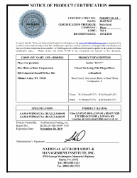 PR CERTIFICATE FL15336 R2 C CAC NI010971.01-R1
