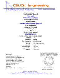 PR Instl Docs FL15471 R4 II 1 ZeeLock 24ga WoodDeck HVHZ EVALREPORT