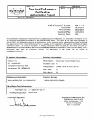 PR CERTIFICATE FL15576 R6 C CAC 464-714