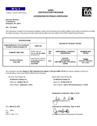 PR CERTIFICATE FL15689 R7 C CAC 06-05 PW IMPACT 48X80 R50