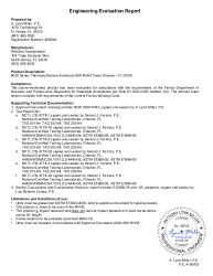PR TECH DOCS FL15709 R7 AE PW9020 SMI HVHZ - ENG EVAL