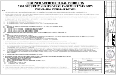 PR Instl Docs FL15757 R8 II SHW0005 Rev0 6500 SecurityCasement ss