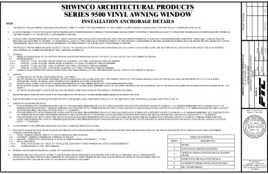 PR Instl Docs FL15758 R4 II SHW0001 Rev0 9500 Awning ss