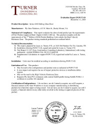 PR TECH DOCS FL15943 R8 AE EVALREPORT-PGW173-D