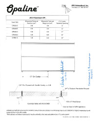 PR INSTL DOCS FL16083 R2 II OPALINE.INSTALL.FBC