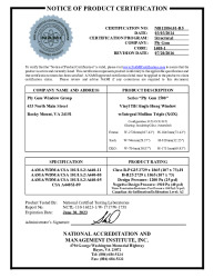 PR CERTIFICATE FL16100 R10 C CAC NI011884.01-R5