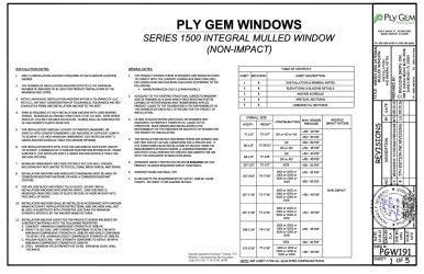 FL16100 - Ply Gem Windows