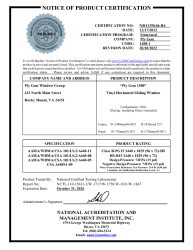PR CERTIFICATE FL16102 R9 C CAC NI011358.06-R6