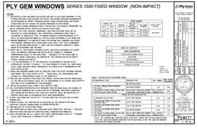 PR INSTL DOCS FL16104 R4 II PGW177-B